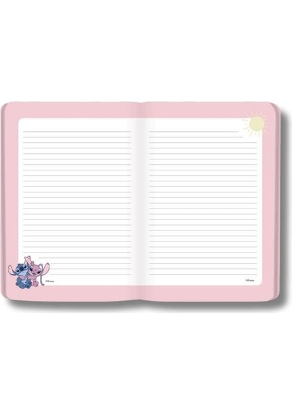 Lisanslı Stitch Enjoy Time Together 80 Yaprak A5 Defter fiyatları