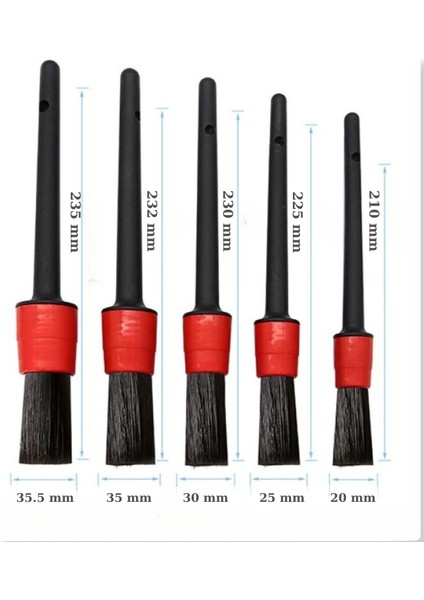 Detaylı Araba Temizlik Fırçası Seti