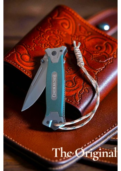 Outdoor Haki Paracodlu Kamp Browning Çakı Ip Li Kutulu (The Original )