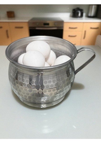 2'li Alüminyum Büyük Yumurta Haşlama Kabı 8-10 Yumurta Kapasiteli 14CM 2 Adet fırsatları