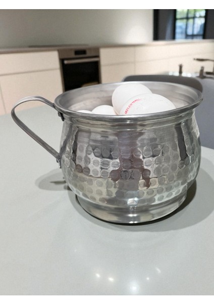 2'li Alüminyum Büyük Yumurta Haşlama Kabı 8-10 Yumurta Kapasiteli 14CM 2 Adet indirimleri