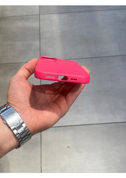 Iphone 14 ve 15 Plus Uyumlu Içi Kadife Koruyucu Lansman Silikon Kılıf modelleri