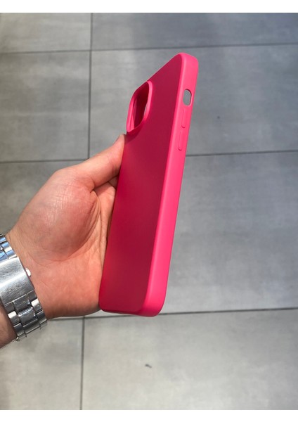 Iphone 14 ve 15 Plus Uyumlu Içi Kadife Koruyucu Lansman Silikon Kılıf fırsatları