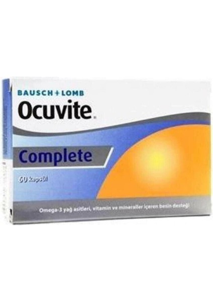 Bausch & Lomb Ocuvite Complete 60 Kapsül C ve E Vitaminli Çinko ve Lutein Takviyesi indirimleri