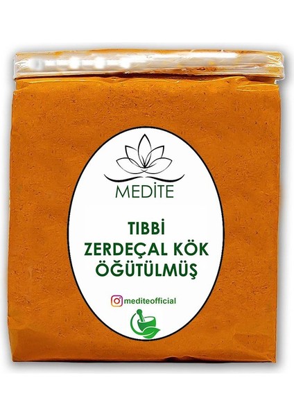 Tibbi Zerdeçal Kök Öğütülmüş Doğal Yeni Hasat 150 gr