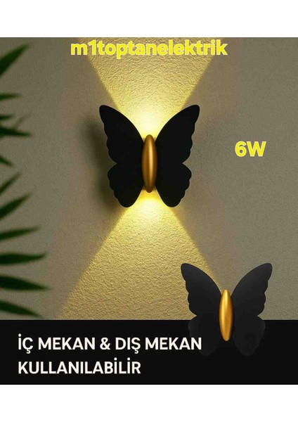 Kelebek LED Duvar Aplik 3000K GÜNIŞIĞI fiyatları