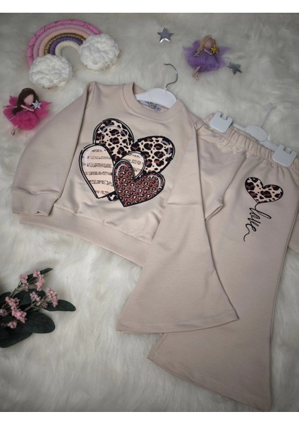 Leopar Desenli Kalpli Eşofman Takımı modelleri