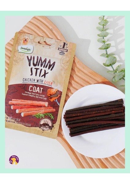 Yumm Stix Tavuk & Ciğer Aromalı Çiğnenebilir Köpek Ödülü (50G) indirimleri