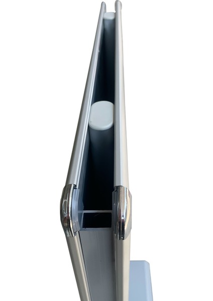 B2 50X70 Sac Tabanlı Çift Taraflı Reklam ve Kaldırım Panosu Gri Eloksal Renk modelleri