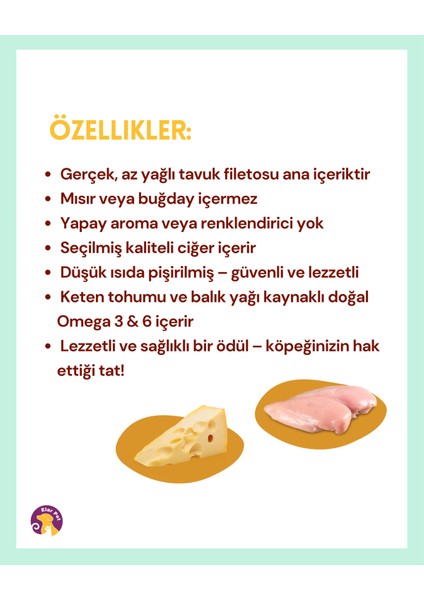 Yumm Stix Tavuk ve Peynirli Köpek Ödülü (50G) modelleri