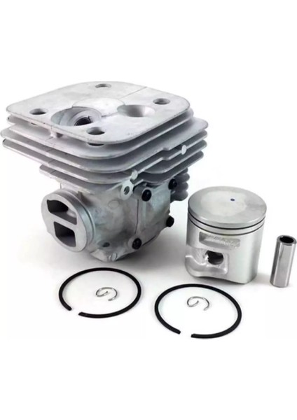 Husqvarna 365 372 X-Torq Uyumlu 50 mm Silindir Piston Seti Yuvarlak Boğaz