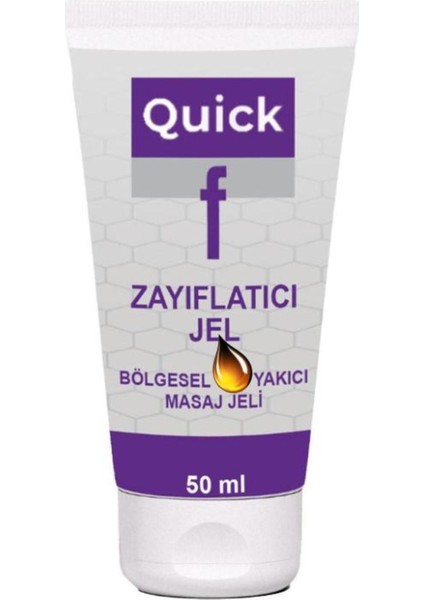 Gel Zayıflamaca İncelmece Bölgesel Masaj ve Bakım Jeli 50 ml x 1 Adet