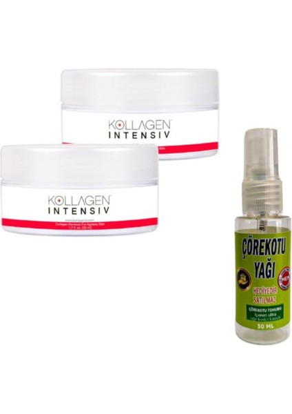 Kırışıklıklara Karşı Zamana Meydan Okuyan Yüz Bakım Kremi 50 ml x 2 Adet+Masaj Yağıyla