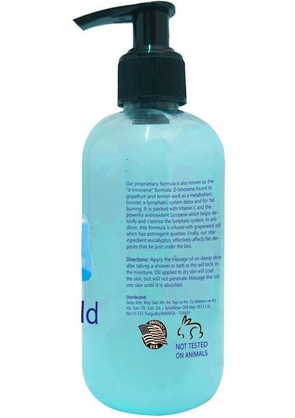 Selülitlerinize Ve Fazla Yağlarınıza Karşı Bakım Ve Masaj Kremi 250 ml x 1 Adet indirimleri