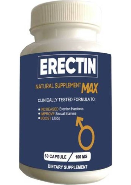 Erectin Max Erkeklere Büyütücülü&performansa 60'lı Takviye x 2 Adet+Lustra Masaj Yağı ile 30 ml fiyatları