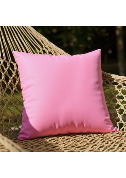 Sunset Pink 50X50 Kırlent Kılıfı – Düz Renk, Modern Dekoratif Yastık Kılıfı modelleri