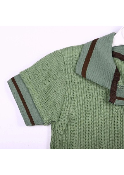 Erkek Triko Geyik Kafası Yıldız Nakışlı 2'li Takım / Yeşil fiyatları