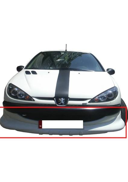 206 Makyajsız Kasa Ön Tampon Eki (( Boyasız ))