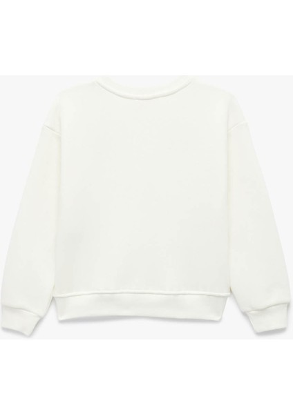 Ekru Kız Çocuk Sweatshirt 6WKG10211AK fiyatları