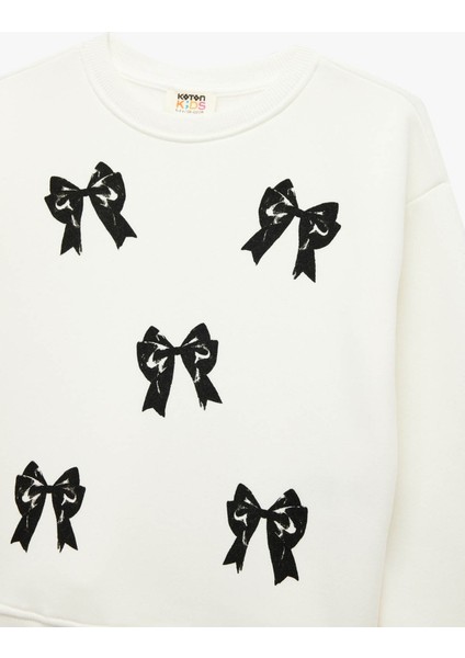 Ekru Kız Çocuk Sweatshirt 6WKG10211AK modelleri