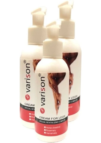 Varicose Vein Defense Cream ,Diz,Bacak Bakım Kremi 120 ml 3 Adet