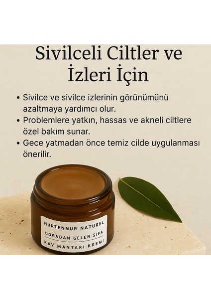 Kav Mantarı Kremi 50ML fiyatları