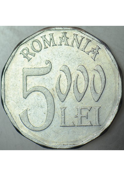 Romanya 5000 Ley 2001. modelleri