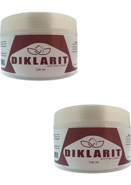 Anti Pain Cream Vücut Sızıları İçin Krem 100 ml x2