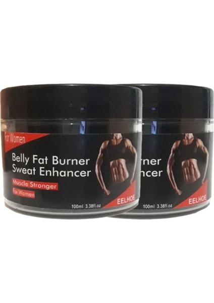 2li Adet Belly Fatburner Sweat Enhancer K Kas Şekillendirme Kremi 100 ml
