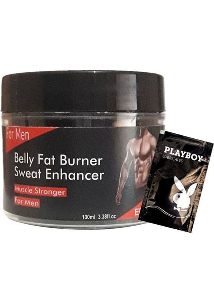 Belly Fatburner Yağları Eritmek İçin Masaj Bakım Kremi 100 ml+1 Adet Jel İle