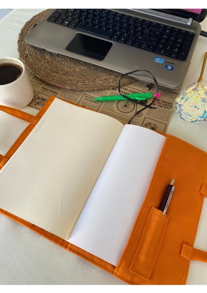 Vosvos Kitçan Kitap Çantası + 17X24 cm Şamua Defter | Düz Sayfa | 80 Sayfa | Dikimli & Selefon Kapak fiyatları