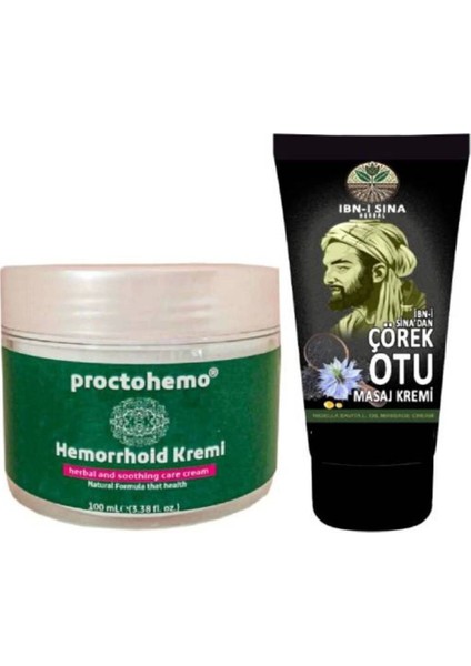 100 ml Hemeroid Kremi+I Çörek Otu Kremi 50 ml