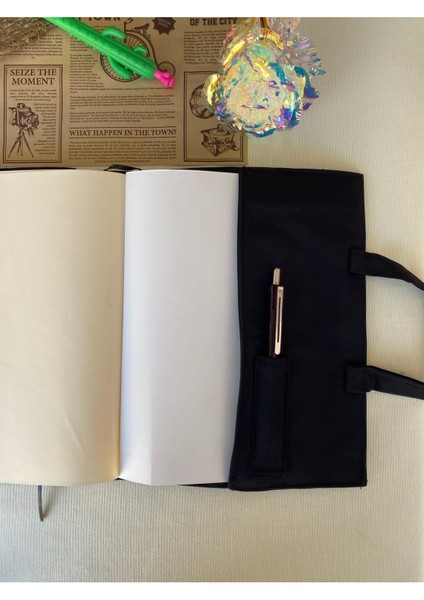 Etnik Desenli Kitçan Kitap Çantası + 17X24 cm Düz Defter | 80 Sy | Selefon Kapaklı fiyatları