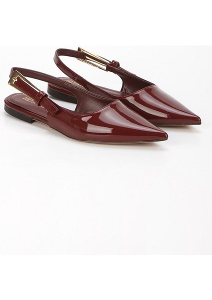 Ummar Bordo Rugan Babet Ayakkabı modelleri