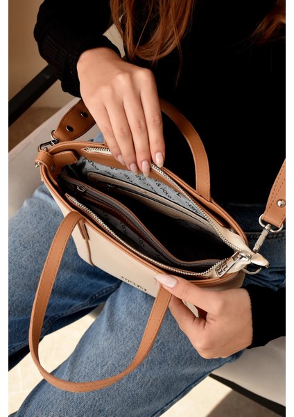 Kadın Orta Boy Konforlu Şık El ve Omuz Çantası 236047MH modelleri