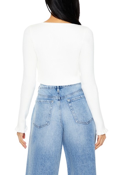 Crop V Yaka Kazak indirimleri