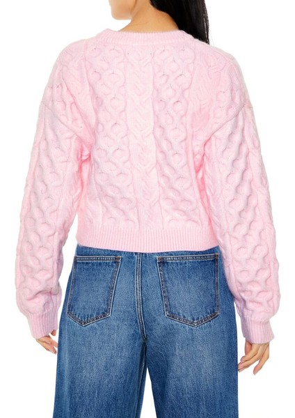 Bal Peteği Örgü Desenli Kazak fırsatları