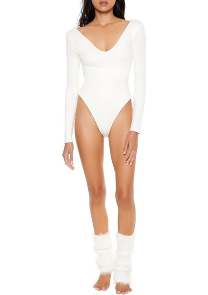 Contour Sculpt V-Neck Bodysuit fiyatları