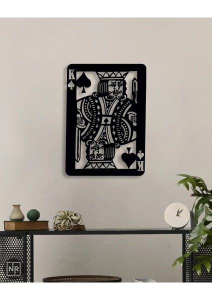 Maça Papaz Metal Duvar Tablosu