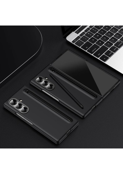 Samsung Galaxy Z Fold 7 ile Uyumlu Kalemlikli Kalem Hediyeli Telefon Kılıf Pencase