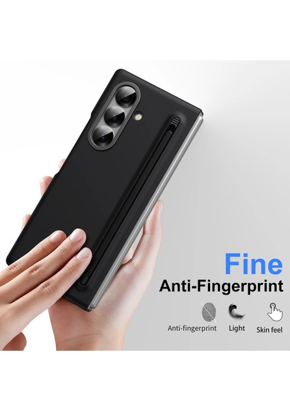 Samsung Galaxy Z Fold 7 ile Uyumlu Kalemlikli Kalem Hediyeli Telefon Kılıf Pencase