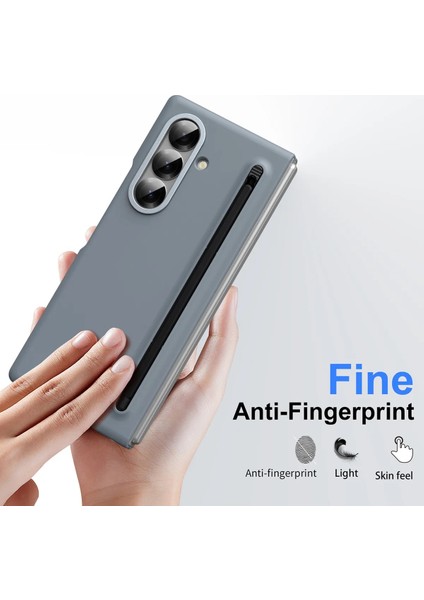 Samsung Galaxy Z Fold 7 ile Uyumlu Kalemlikli Hediyeli Telefon Kılıf Pencase