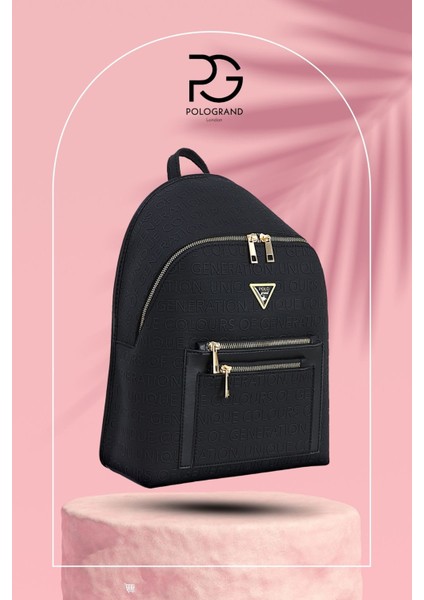 Orijinal Kadın Çok Gözlü Lüks Konfor Modeli Ayarlanabilir Askılı 3 Bölmeli Şık Sırt ve Omuz Çantası modelleri