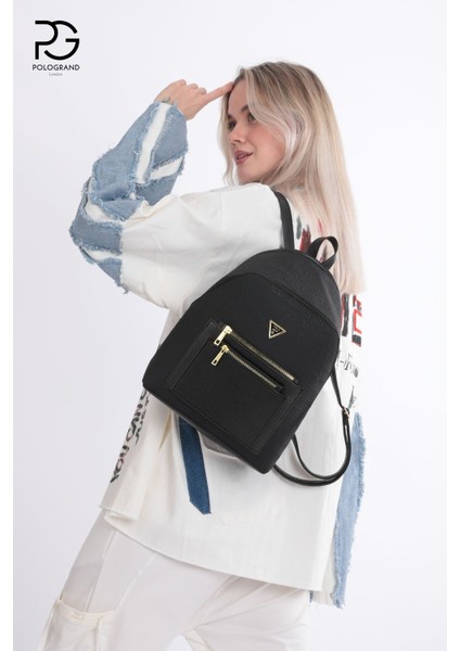 Orijinal Kadın Çok Gözlü Lüks Konfor Modeli Ayarlanabilir Askılı 3 Bölmeli Şık Sırt ve Omuz Çantası fırsatları