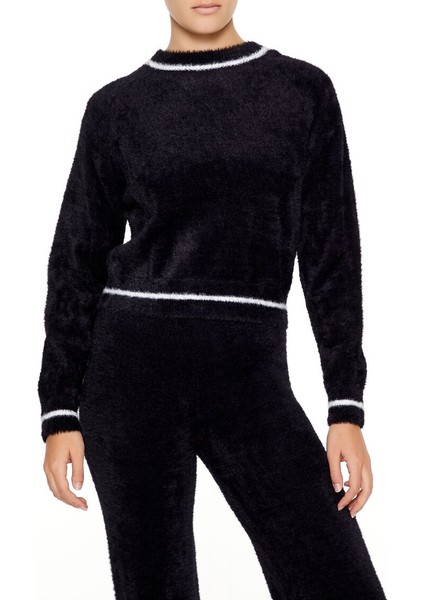 Iki Renkli Tüylü Kazak fiyatları