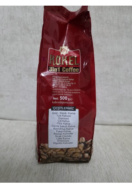 3+1 Kahve 500 gr 4'lü Paket modelleri