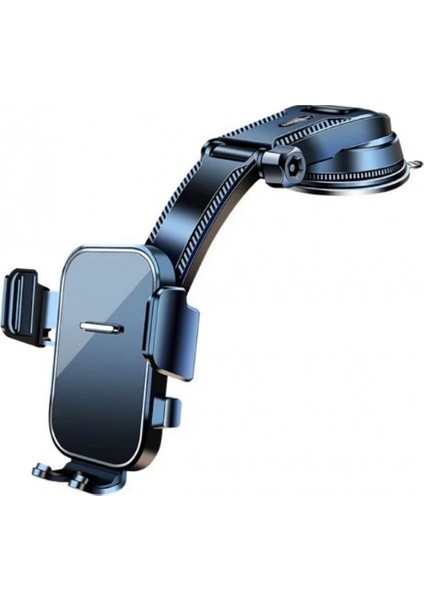 Torpido Üstü Vakumlu Araç Telefon Tutucu Ayarlanabilir Uzun Kollu