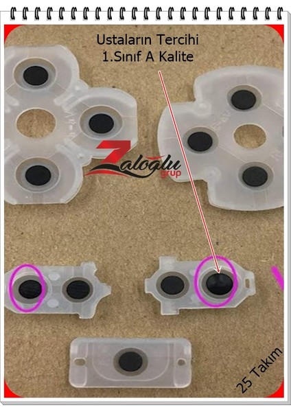 Ps4 Kol Lastik Takımı V2 Uyumlu 1.Sınıf1.Kalite Ustaların Tercihi ( 25 Takım ) modelleri