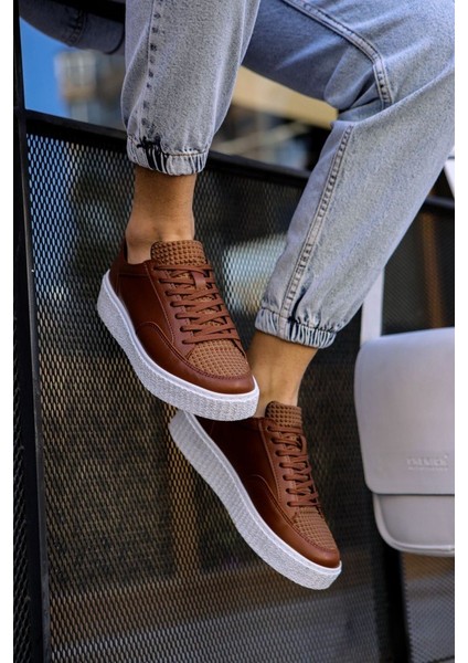 Erkek Sneaker Ayakkabı Taba MN017