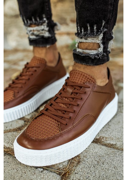 Erkek Sneaker Ayakkabı Taba MN017 fırsatları